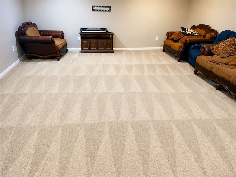 Family room — wall-to-wall deep clean